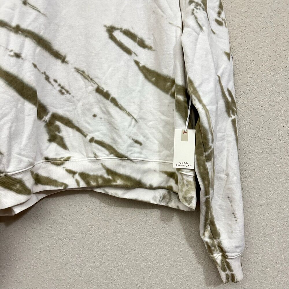 GOOD AMERICAN Boyfriend Sweatshirt Tie-Dye Pullover NWT - Picture 7 of 11